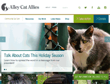 Tablet Screenshot of alleycat.org